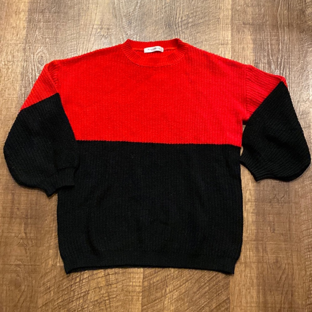 Color block sweater
